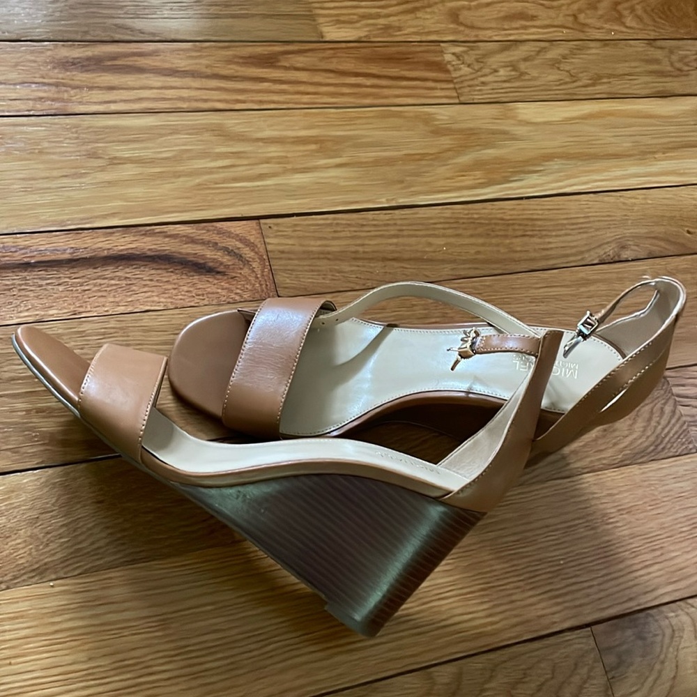 Michael Kors wedge sandals size 9 new without tags or box.